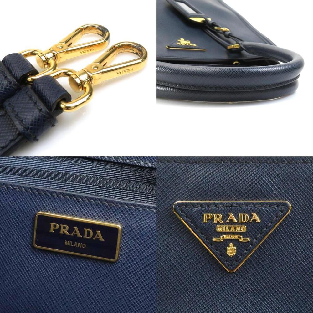 PRADA Blue Leather Shoulder Bag - Picture 5 of 5